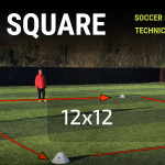 Soccer Technical Challenge - 1v1 Square