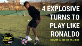 4 explosive turns to play like Ronaldo