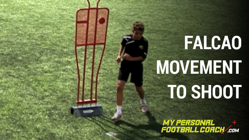 Falcao movement to shoot