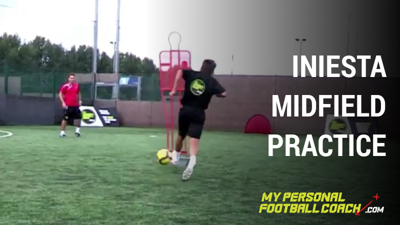 Iniesta midfield practice