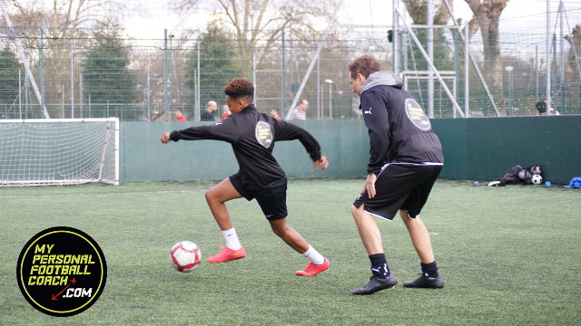 Opposed Individual Soccer Practice