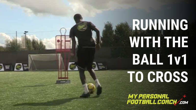 Running with Ball 1v1 To Cross