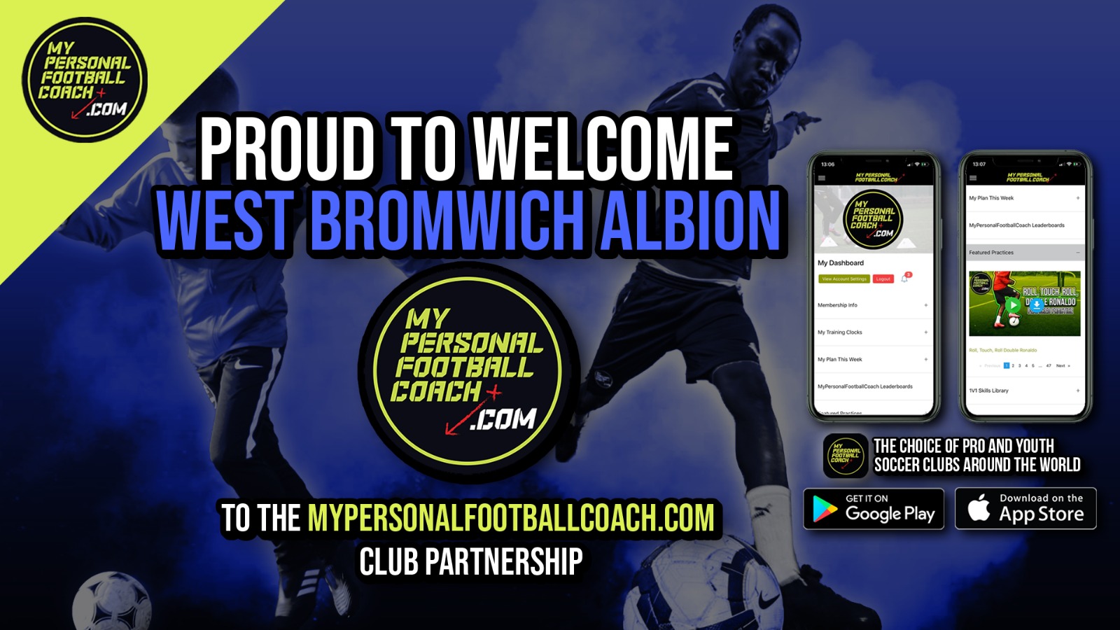 My Personal Football Coach Welcomes West Bromwich Albion Academy